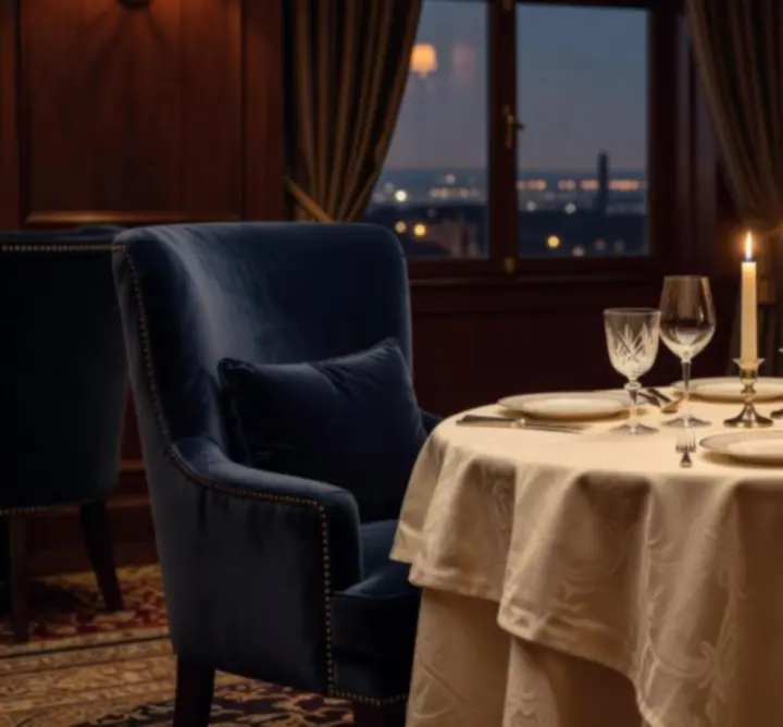 Espace de table privée élégant au sein du restaurant Jackpot En Ligne.